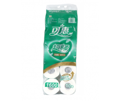 可惠超棉柔系列有芯卷纸160克10卷
