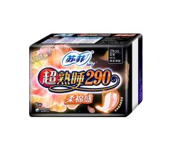 苏菲超熟睡290柔棉感纤巧夜用 5片
