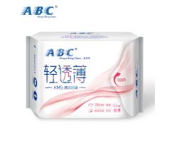ABC夜用超极薄棉柔卫生巾8片