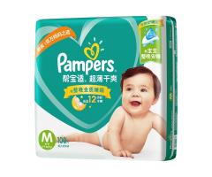 帮宝适超薄干爽纸尿裤M码100片