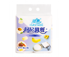 可惠厨房用纸2卷装80段